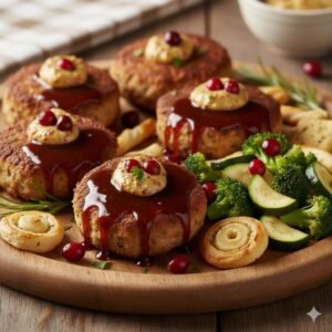 Pasteles de Carne de Pavo con Petardos