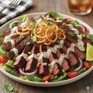 Ensalada de Bistec Estilo Rancho Cajún