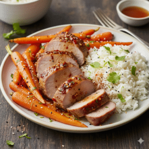 Filete de cerdo con miel picante